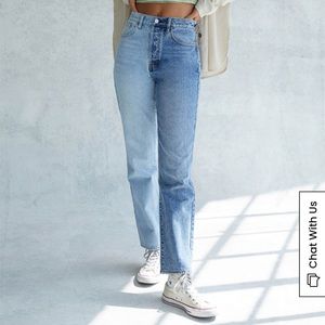Pacsun two toned dad jeans, brand new without tags 💙